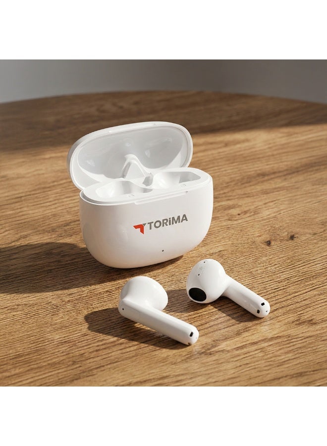 Torima سماعة أذن لاسلكية TORİMA G90 بيضاء - Image 4